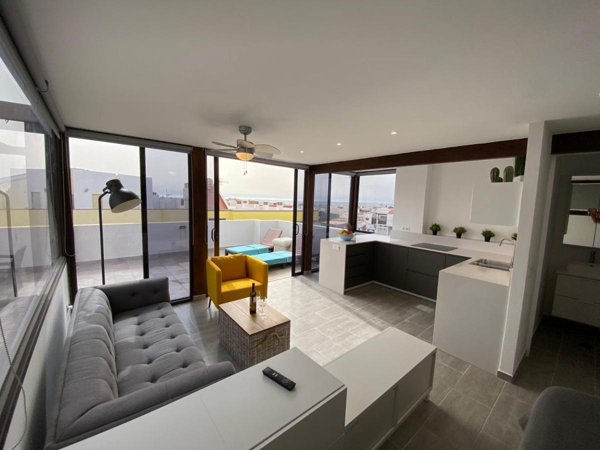 Penthouse Meerblick Cotillo Buitenkant foto